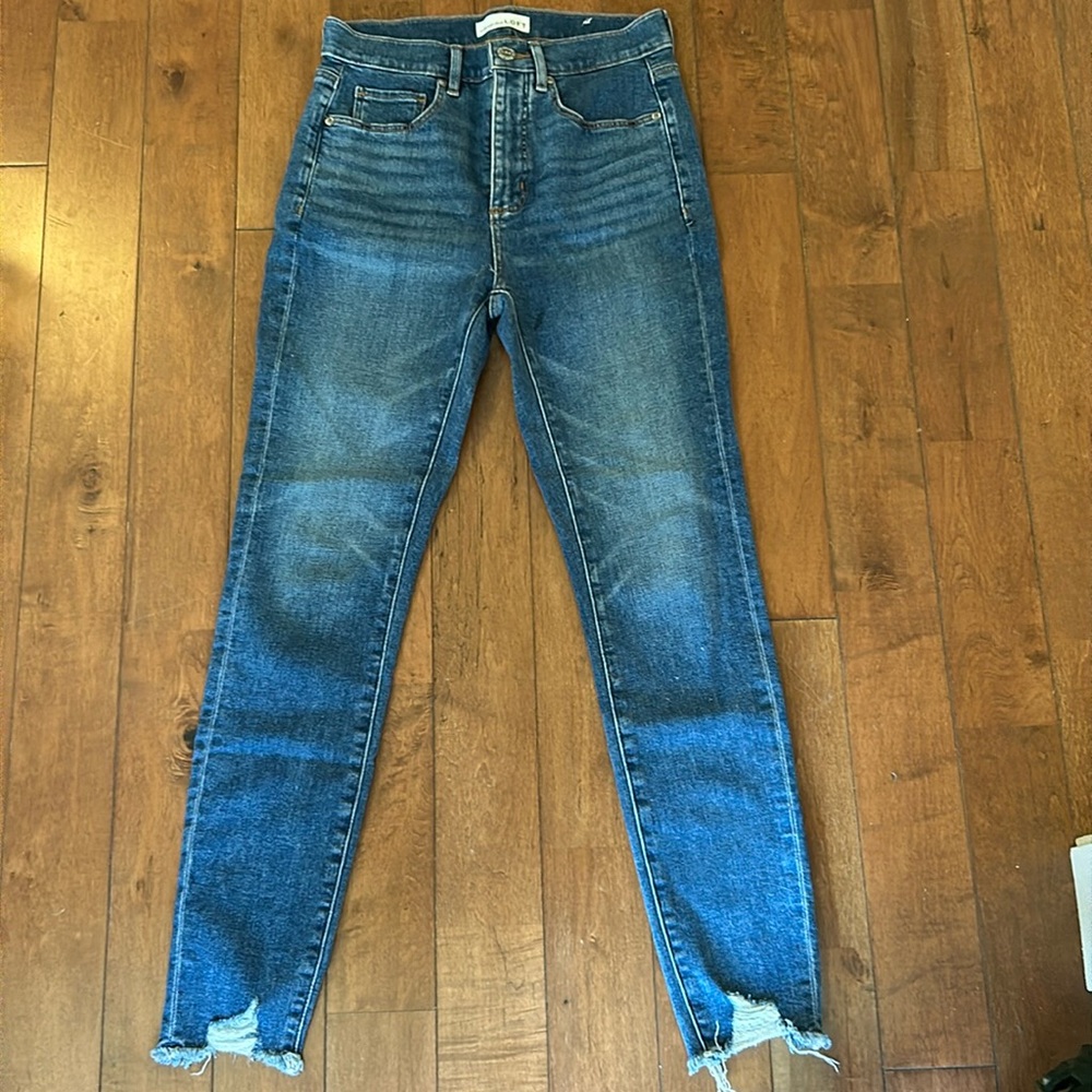 LOFT high waist skinny jeans
